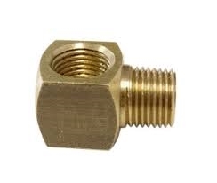 Bijur #24528 Elbow Adapter M6x1 M x M8x1 F