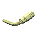 Bijur #29220  1/4" Hose Stud Assembly 90 Deg