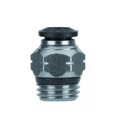 Aignep #50000N-6-1/8  6mm Tube x 1/8 Str. Push-In