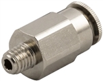 Aignep #58000-4-M6X1 4mm Tube x M6X1 Str Push-In