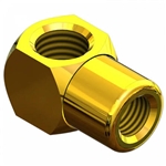 Bijur #B3921 Elbow Adapter 1/8NPT (F) x  5/16-24 (F)