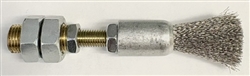 Bijur #B4984,  SS Round Brush w/ Bulkhead 1/8NPT