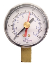 Bijur Gauge 100PSI  #B5609