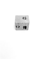 Bijur Junction Block 2 Way 1/8 NPT Ports  #B7691