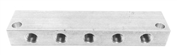 Bijur Junction Bar 7 Way 1/8 NPT Ports  #B8897