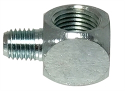Fluidline #FL20026 Elbow Adapter 1/4-28 SAE-LT M x 1/8-27 NPTF