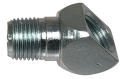 Fluidline #FL247616 45 Degree Adapter 1/4-28 SAE-LT M x 1/8-27 NPTF Lincoln 247616