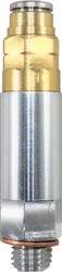 Bijur #ZEM321PA Single PDA 0.01cc 4mm Push-in
